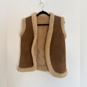 70s Vintage Shearling Vest